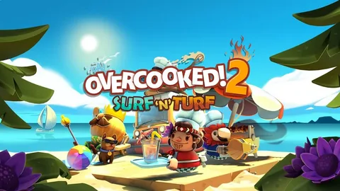 Overcooked! 2 – Surf ‘n’ Turf: Отдых на тропическом пляже