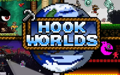 Обзор "Hook Worlds". Обзор жанра бесконечного бега.